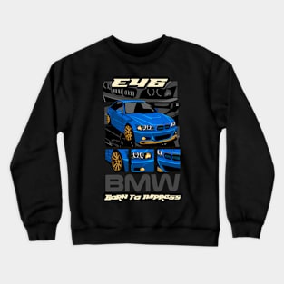 Bmw E46 Performance Machine Crewneck Sweatshirt